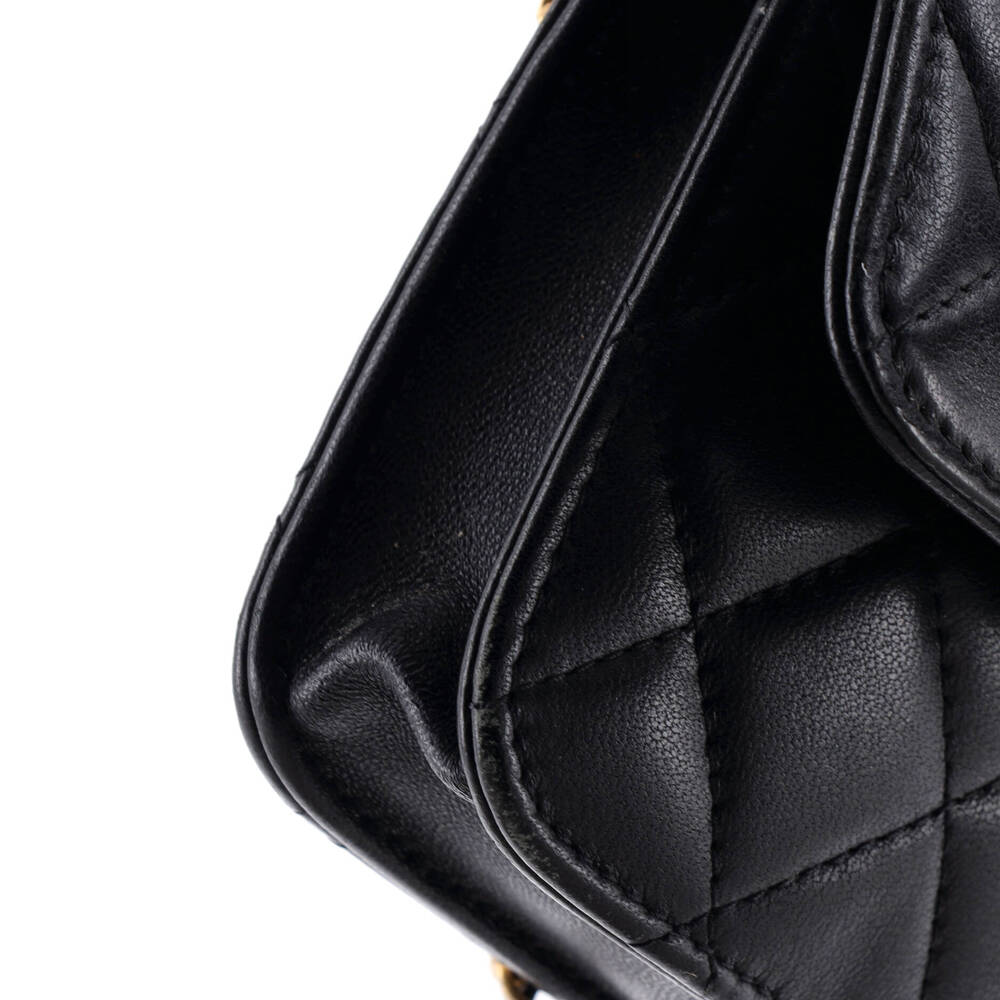Chanel Pearl Crush Flap Clutch With #229777C28B - Picture 6 of 7